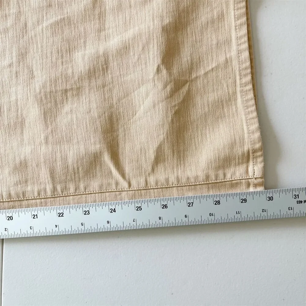 J. Crew Women's Camp Pocket Wide Leg Pant‎ Size 31 Khaki Tan Stretch Cotton NWT